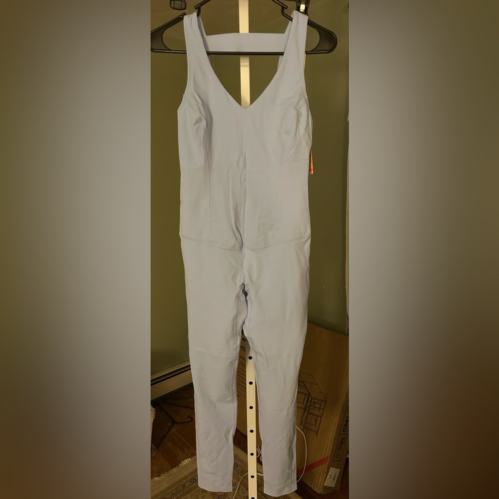 Free People Hatch Never Better Onesie in Light Blue